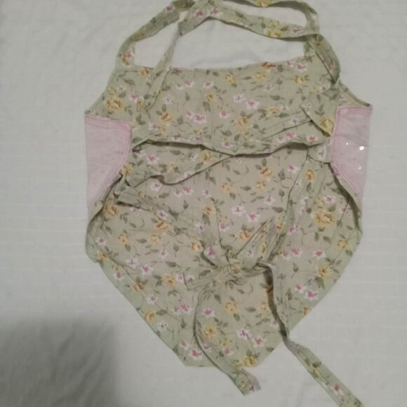 Chic hand made reversible pink sequined tulle tank top - Picture 5 of 6